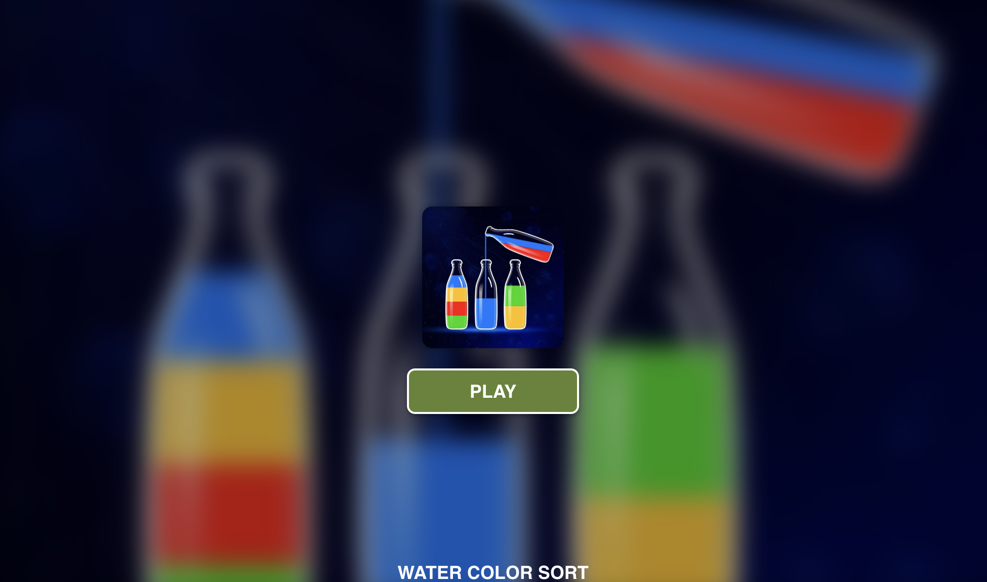 Water Color Sort Puzzle game cover art showcased on Dino Game Hub